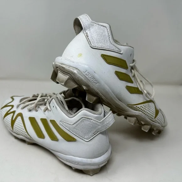 Men’s Adidas Freak 22 gold white 12 football cleats - Picture 10 of 13